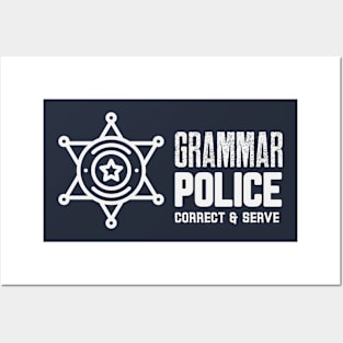 Grammar Police Posters and Art